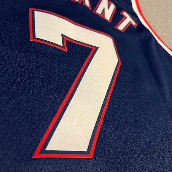 Kevin Durant Brooklyn Nets NBA Hardwood Classics KD Nike Jersey Swingman - Picture 13 of 15